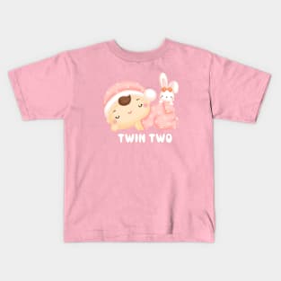 Twin girl two Kids T-Shirt